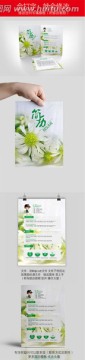 花朵环保创意简历图片