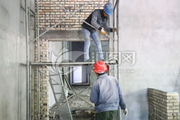建筑施工的工人