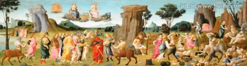 横幅古典人物宗教人物油画