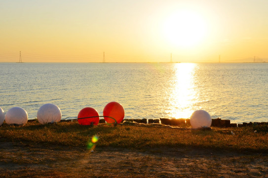 太湖落日