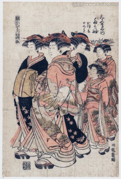 日本浮世绘国画绘高清下载