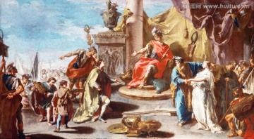 罗马古典人物美女油画