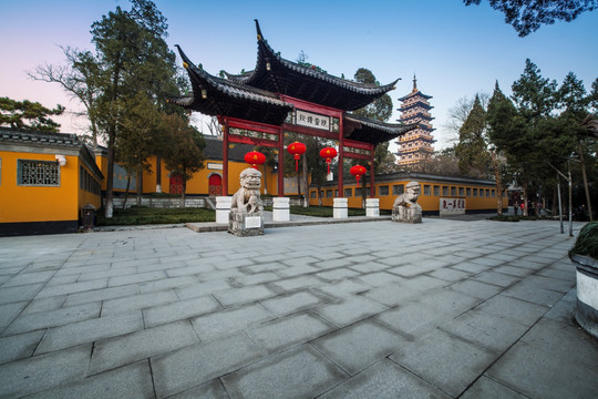 扬州风光大明寺