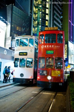 香港街景 有轨电车