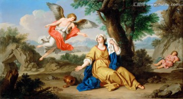 天使宗教人物油画