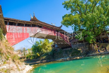 温州水乡廊桥