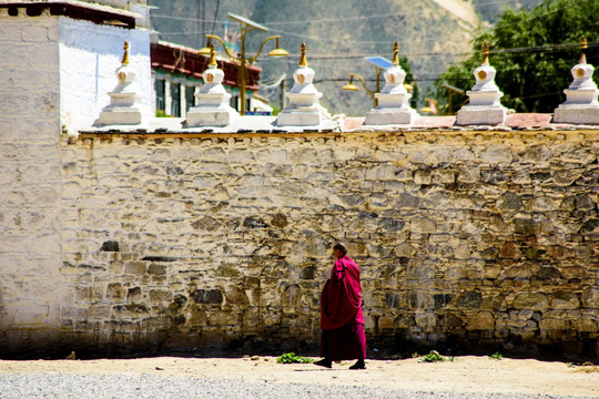 桑耶寺的僧人