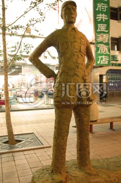 抗战题材雕塑抗战人民战争主题
