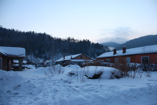 雪景  东北