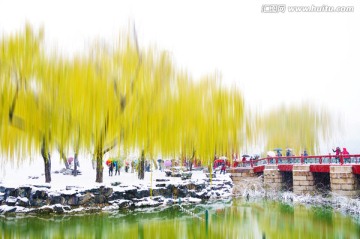 唯美的颐和园雪景