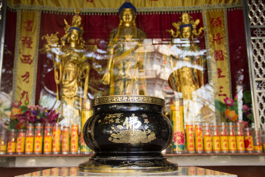 千佛塔 佛教香炉神像