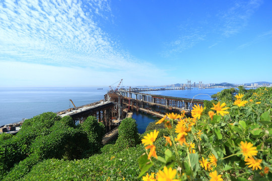 大连 星海湾大桥 真实美景