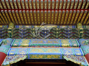 北京故宫太和殿飞檐斗拱