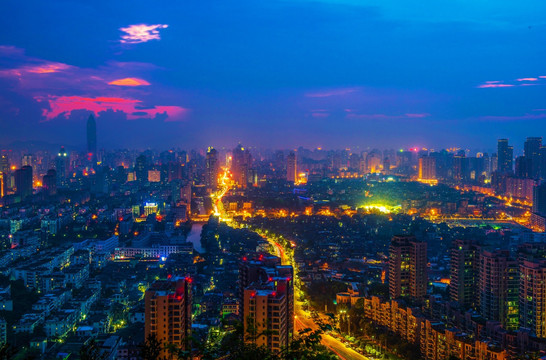 温州城市夜景