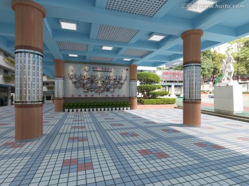 学校过道