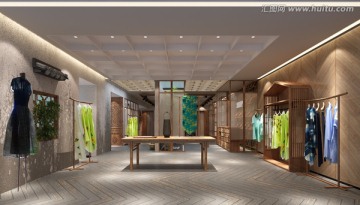 服装店效果图