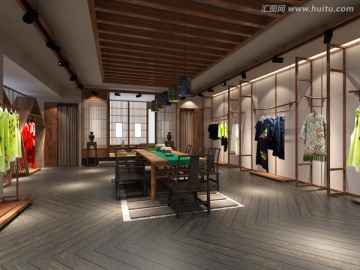 服装店效果图