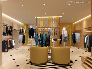 服装店效果图