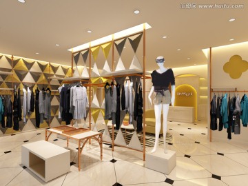 服装店效果图