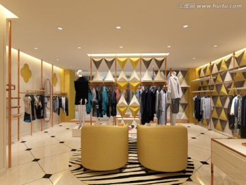 服装店效果图