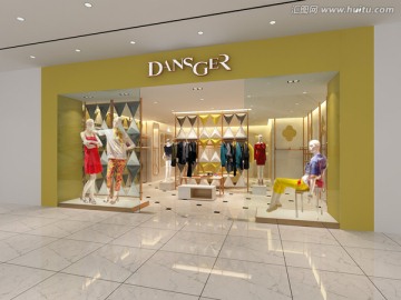 服装店效果图