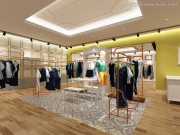 服装店效果图