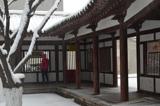 青龙寺雪景