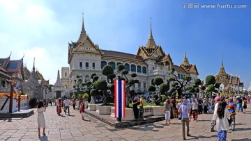 泰国大皇宫节基殿高清全景