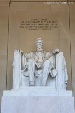 林肯纪念堂大理石雕像
