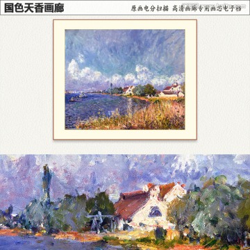 乡村田园风景油画