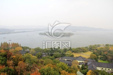 杭州西湖全景
