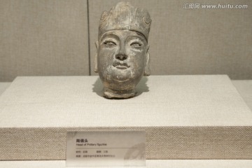 成都永陵博物馆藏品陶俑头