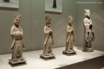 成都永陵博物馆藏品陶文官俑