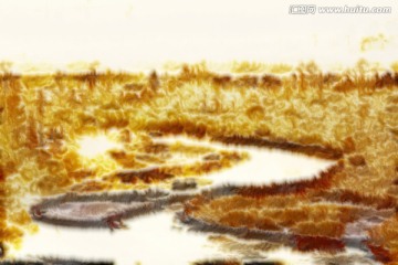 大理石画