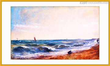 大海风景油画