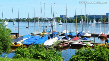 帆船赛德国汉堡阿尔斯特湖