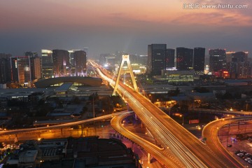 成都天府立交夜景（高清）