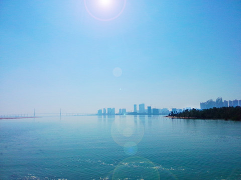 湛江海湾大桥远眺