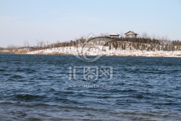 湿地风光 雪景