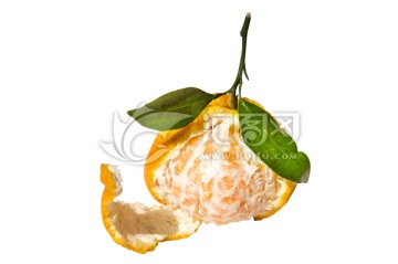 剥开的丑橘