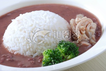 红豆鸡丝豆汤