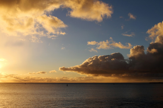 海上夕阳晚霞