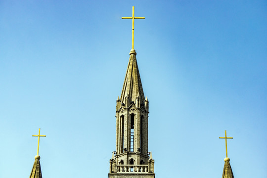 天主教堂顶部