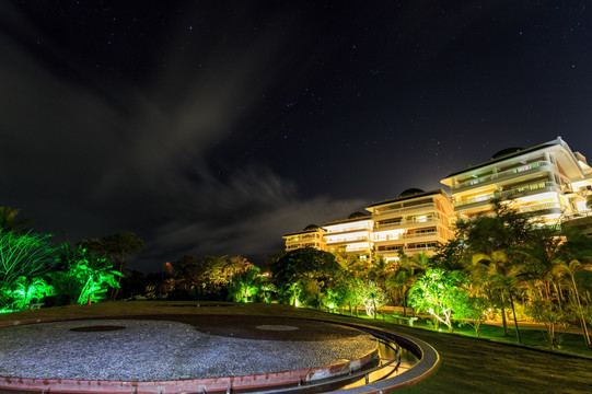 长滩岛酒店夜景