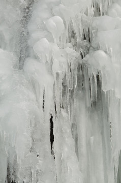 冰瀑 冰块 冰溜