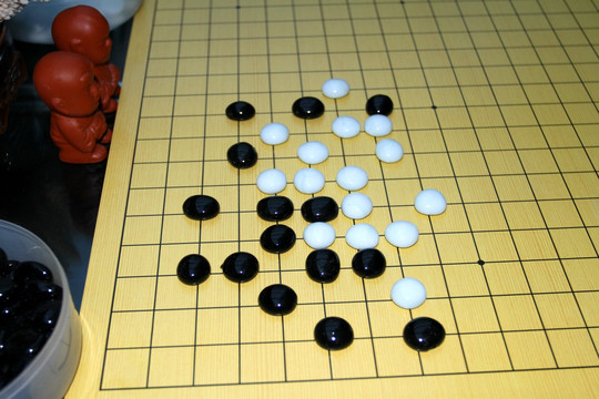 围棋 黑与白 对弈 布局 下棋