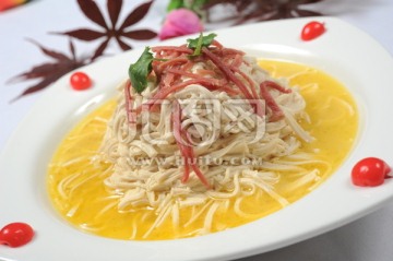 鸡汁干丝