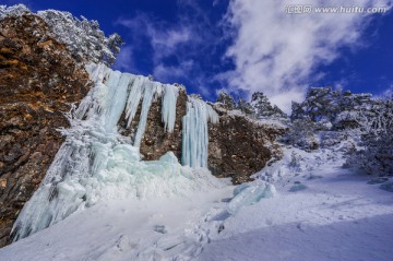 冰瀑 昆明轿子雪山