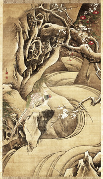 明 吕纪 四季花鸟图