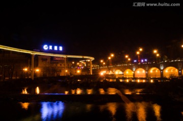 唐城墙遗址公园 夜景